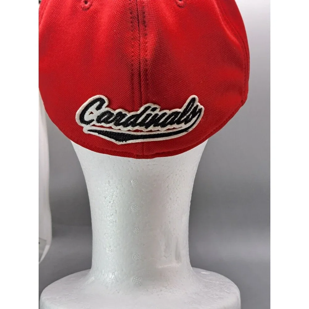 adidas Louisville Cardinals NCAA Fitted Cap Hat Red Black White L/XL